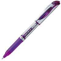 pentel bl57 energel gel ink pen 0.7mm violet box 12