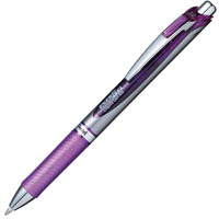 pentel bl80 energel retractable gel ink pen 1.0mm violet box 12