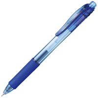 pentel bln104 energel retractable gel ink pen 0.4mm blue box 12