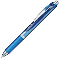 pentel bln74 energel retractable gel ink pen 0.4mm blue box 12