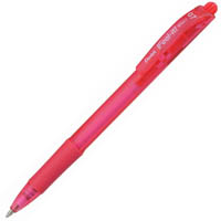 pentel bx417 ifeel-it retractable ballpoint pen 0.7mm pink box 12
