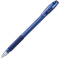 pentel bx485 ifeel-it ballpoint pen 0.5mm blue box 12