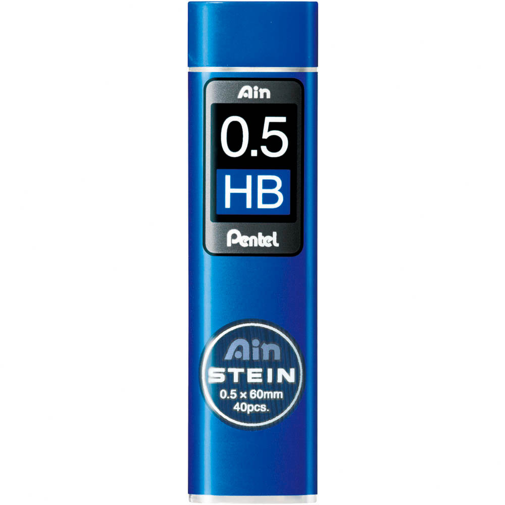 Image for PENTEL C275 AIN STEIN MECHANICAL PENCIL LEAD REFILL 0.5MM HB DARK BLUE TUBE 40 from Discount Office National
