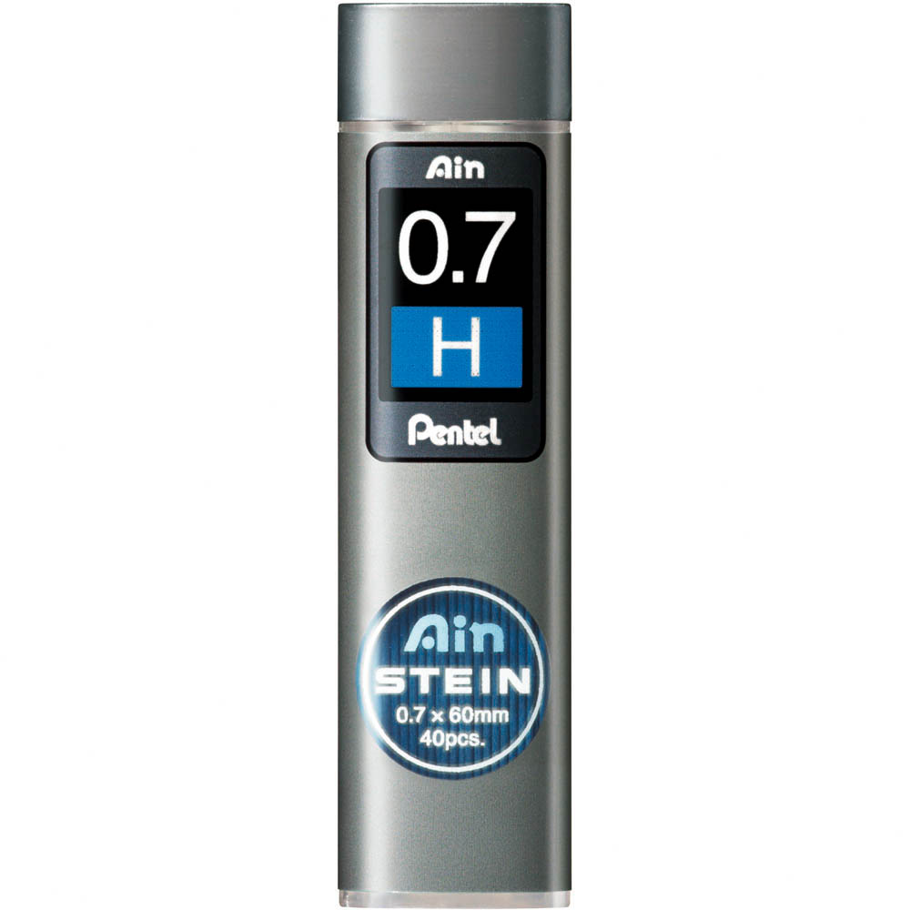 Image for PENTEL C277 AIN STEIN MECHANICAL PENCIL LEAD REFILL 0.7MM H GREY TUBE 40 from PaperChase Office National