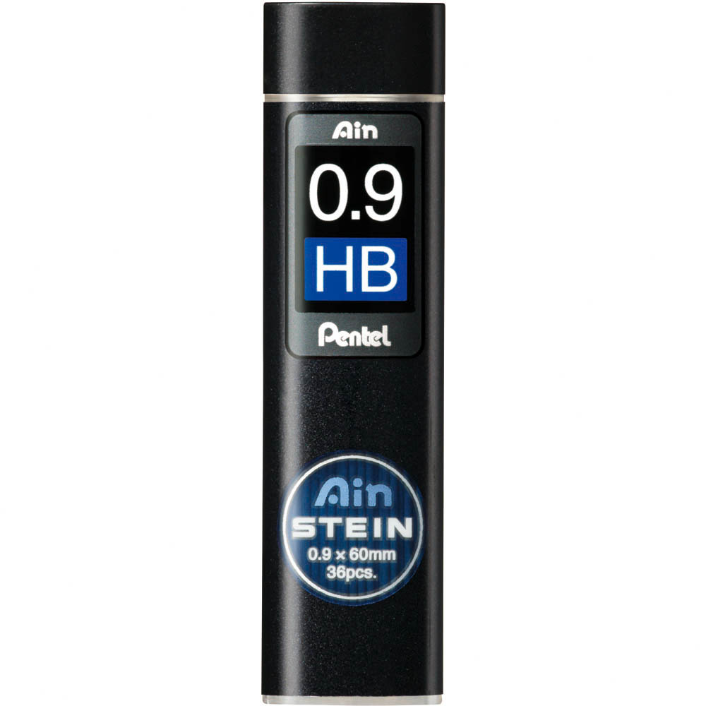 Image for PENTEL C279 AIN STEIN MECHANICAL PENCIL LEAD REFILL 0.9MM HB BLACK TUBE 36 from Express Office National