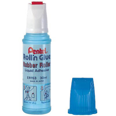 Image for PENTEL ROLL-N-GLUE 30ML SKY BLUE from Office National Capalaba