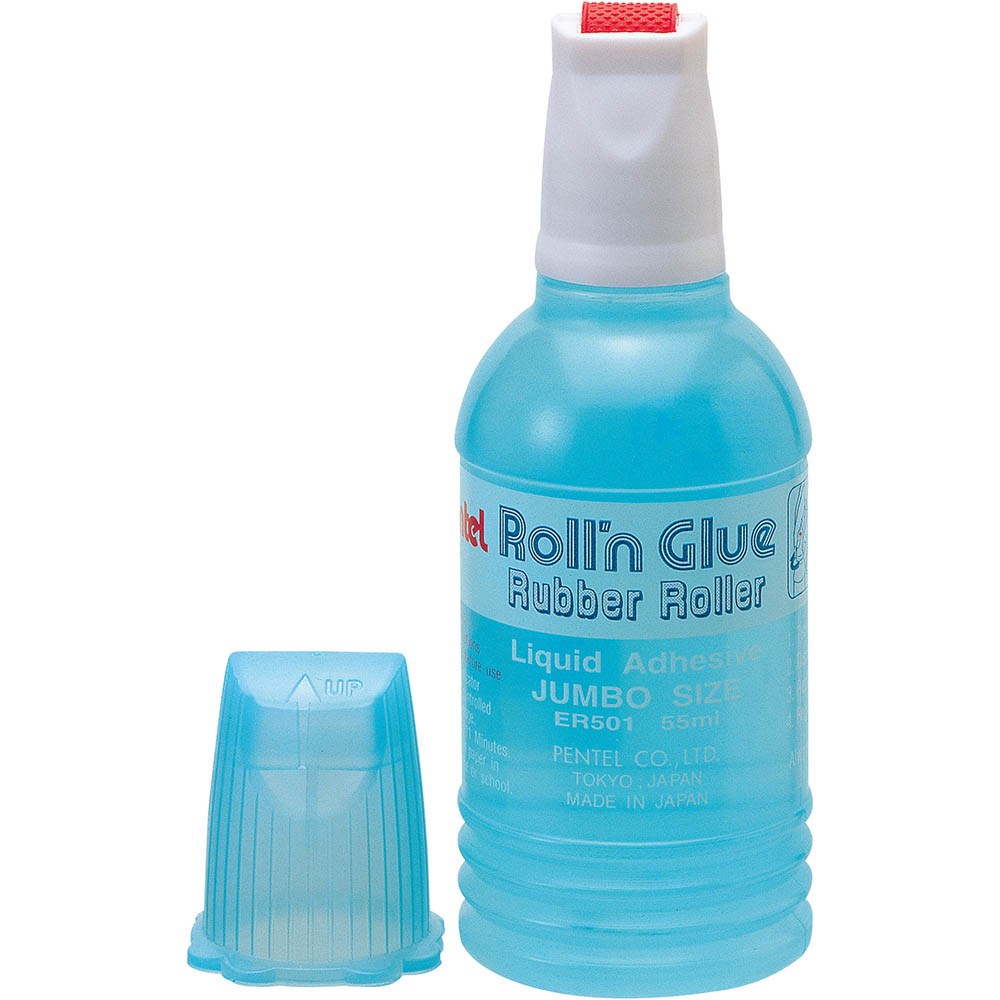 Image for PENTEL ROLL-N-GLUE 55ML SKY BLUE from Chris Humphrey Office National