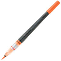 pentel gfl arts colour brush pen orange