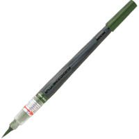 pentel gfl arts colour brush pen olive green