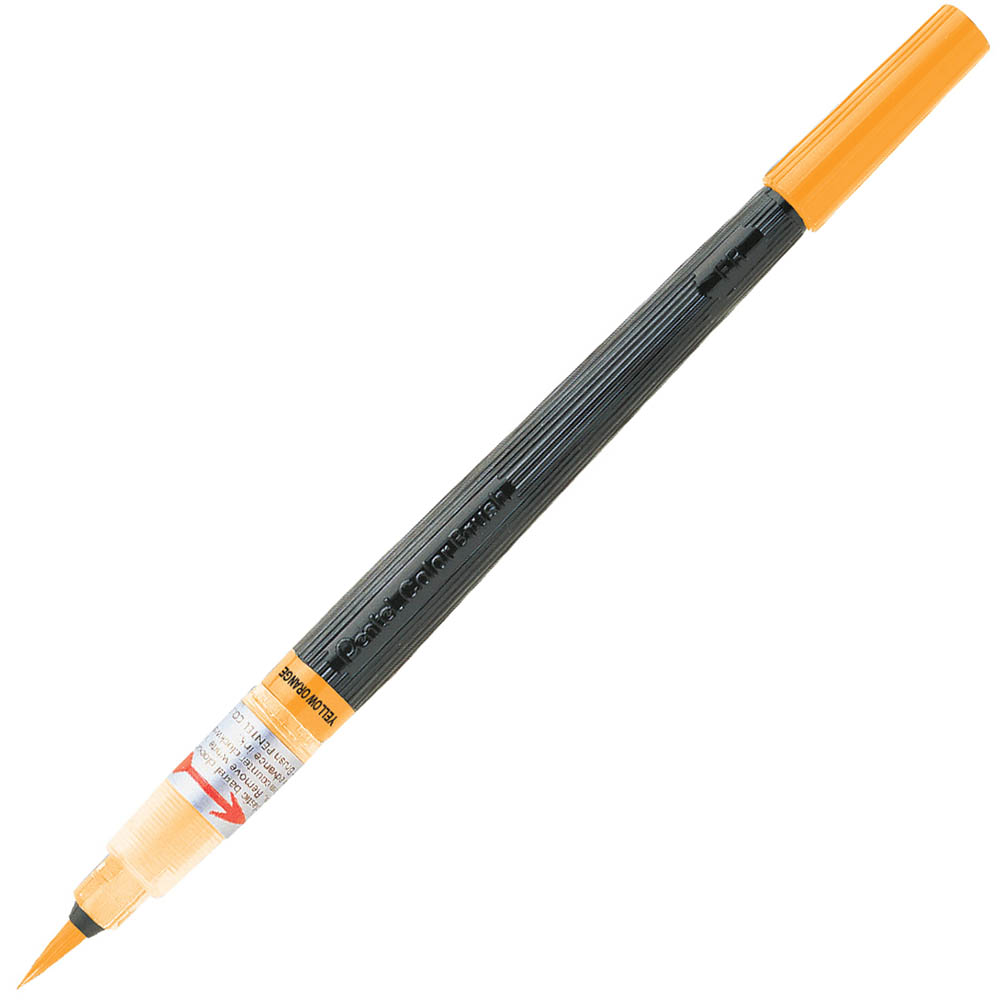 Image for PENTEL GFL ARTS COLOUR BRUSH PEN YELLOW ORANGE from PaperChase Office National