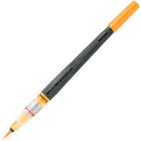 pentel gfl arts colour brush pen yellow orange
