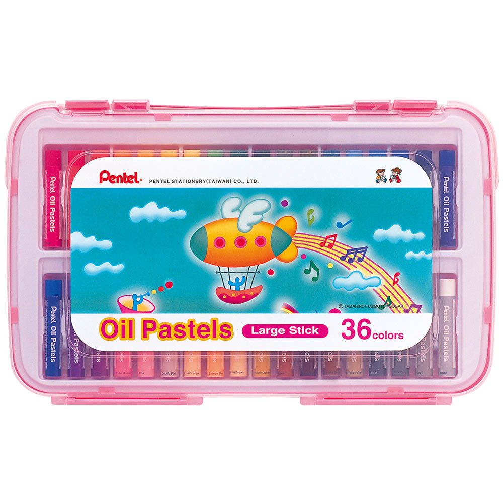 Image for PENTEL GHTP ARTS OIL PASTELS HARD CASE ASSORTED PACK 36 from Office National Barossa