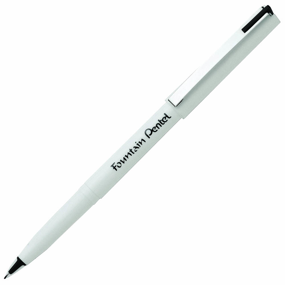 Image for PENTEL JM20WU DISPOSABLE FOUNTAIN PEN BLACK BOX 12 from Discount Office National