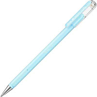 pentel k108 hybrid milky gel ink pen 0.8mm pastel blue box 12