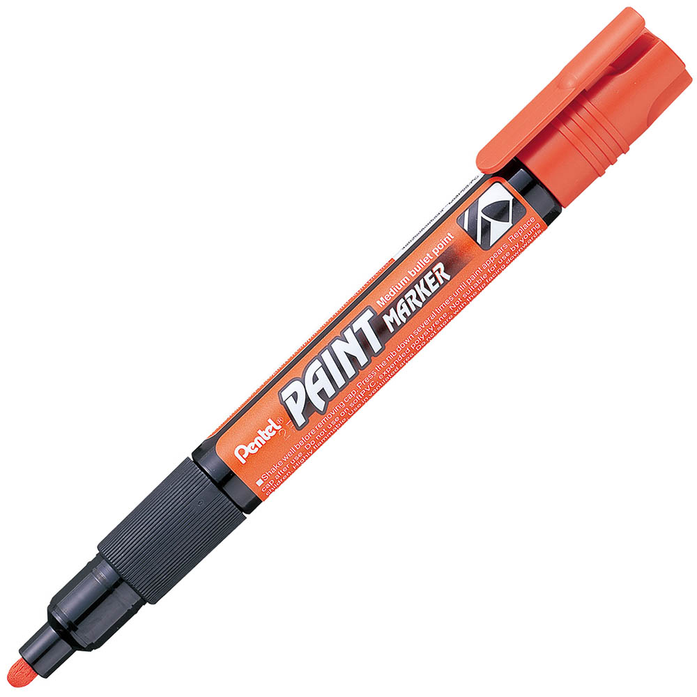 Image for PENTEL MMP20 PAINT MARKER BULLET MEDIUM 3.0MM ORANGE from Axsel Office National