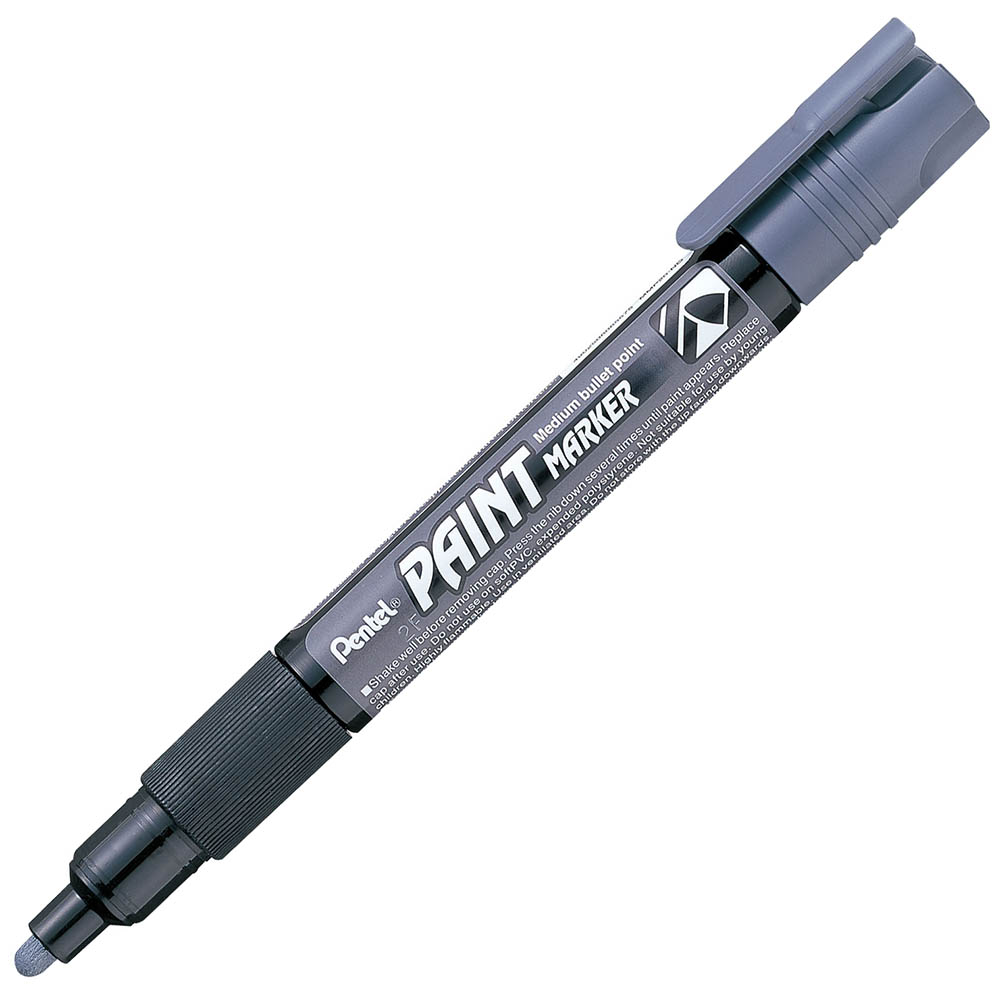 Image for PENTEL MMP20 PAINT MARKER BULLET MEDIUM 3.0MM GREY from Axsel Office National
