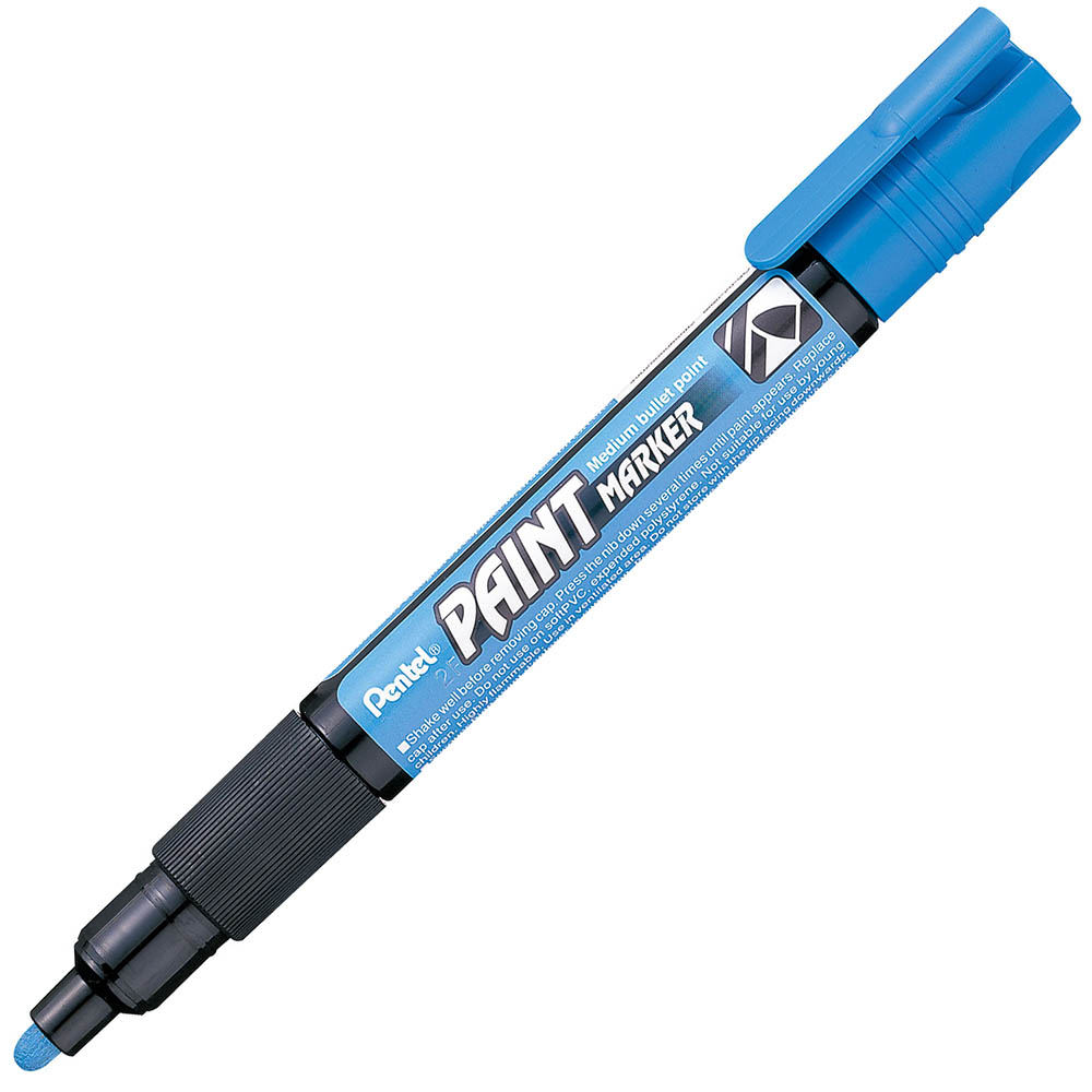 Image for PENTEL MMP20 PAINT MARKER BULLET MEDIUM 3.0MM SKY BLUE from Surry Office National