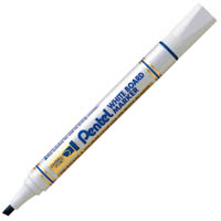pentel mw86 whiteboard marker chisel 4.7mm blue