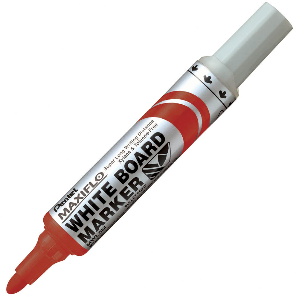Image for PENTEL MWL5 MAXIFLO WHITEBOARD MARKER BULLET 2.1MM BROWN from PaperChase Office National