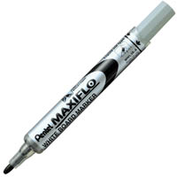 pentel mwl5s maxiflo fine point whiteboard marker bullet 1.6mm black