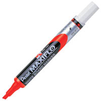 pentel mwl6s maxiflo fine point whiteboard marker chisel 4.8mm red