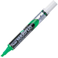pentel mwl6s maxiflo fine point whiteboard marker chisel 4.8mm green