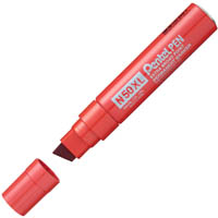 pentel n50xl permanent marker chisel 18.0mm red