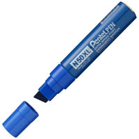 pentel n50xl permanent marker chisel 18.0mm blue