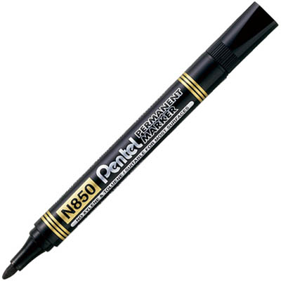 Image for PENTEL N850 PERMANENT MARKER BULLET 1.0MM BLACK from Surry Office National