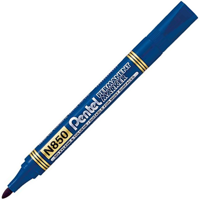 Image for PENTEL N850 PERMANENT MARKER BULLET 1.0MM BLUE from Aztec Office National