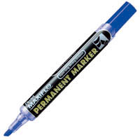 pentel nlf60 maxiflo permanent marker chisel fine blue