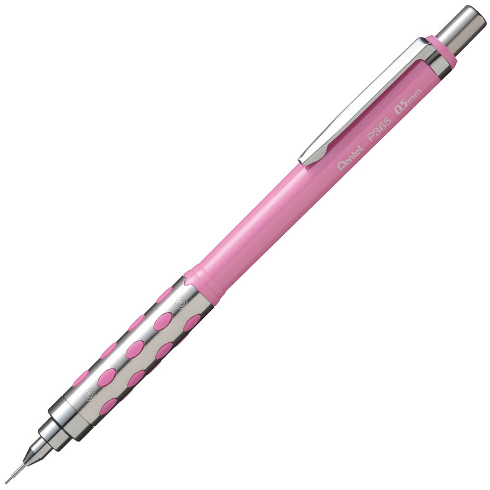 Image for PENTEL P365 MECHANICAL PENCIL DRAFTING 0.5MM PINK BOX 12 from Office National Mount Gambier