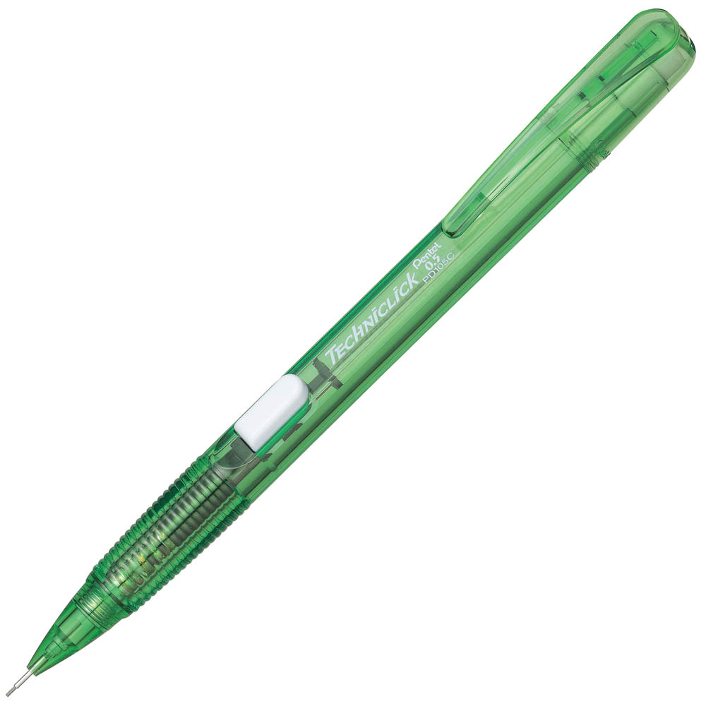 Image for PENTEL PD105 TECHNICLICK MECHANICAL PENCIL 0.5MM GREEN BOX 12 from Express Office National