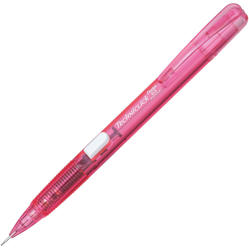 Image for PENTEL PD105 TECHNICLICK MECHANICAL PENCIL 0.5MM PINK BOX 12 from Office National Hobart