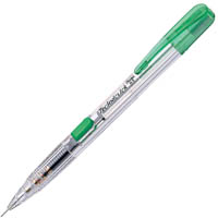 pentel pd105 techniclick mechanical pencil 0.5mm clear/green box 12