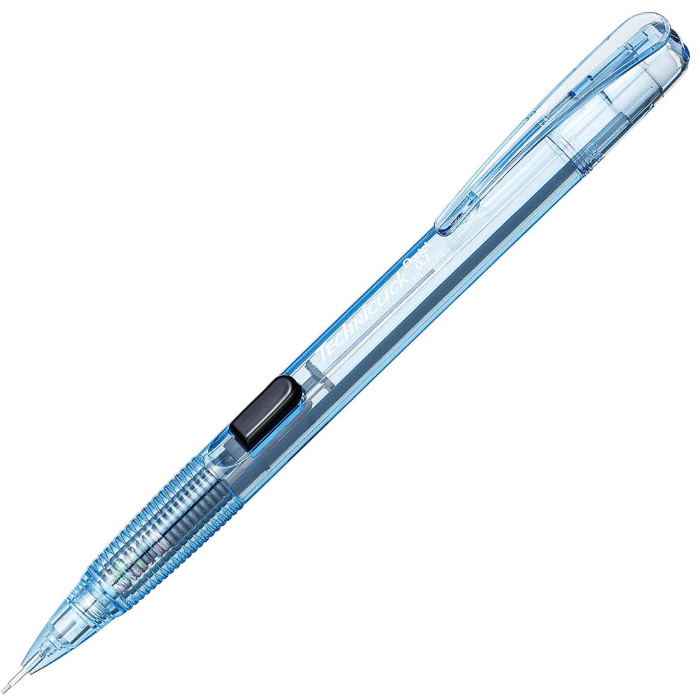 Image for PENTEL PD107 TECHNICLICK MECHANICAL PENCIL 0.7MM SKY BLUE BOX 12 from Angletons Office National