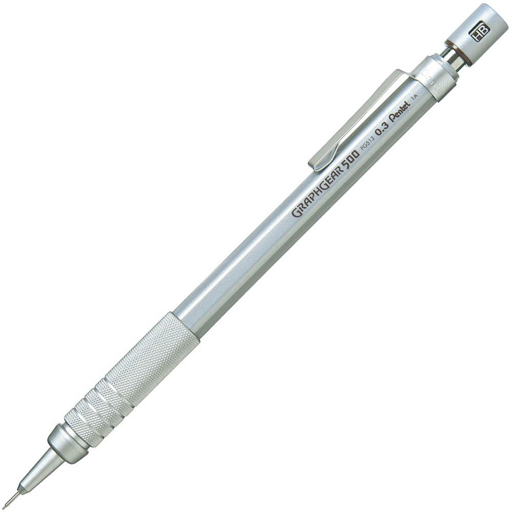 Image for PENTEL PG513 GRAPH GEAR 500 MECHANICAL PENCIL 0.3MM HB BOX 12 from PaperChase Office National