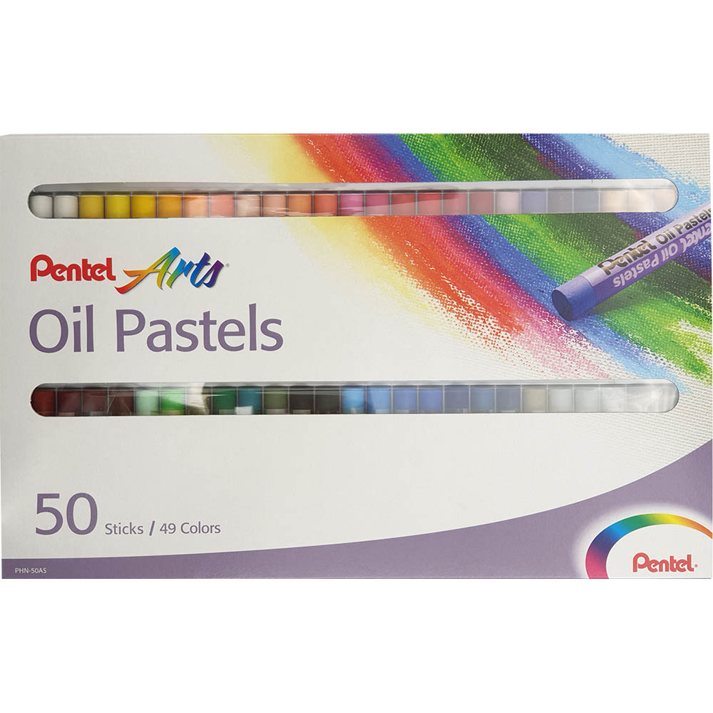 Image for PENTEL PHN ARTS OIL PASTELS ASSORTED PACK 50 from Surry Office National