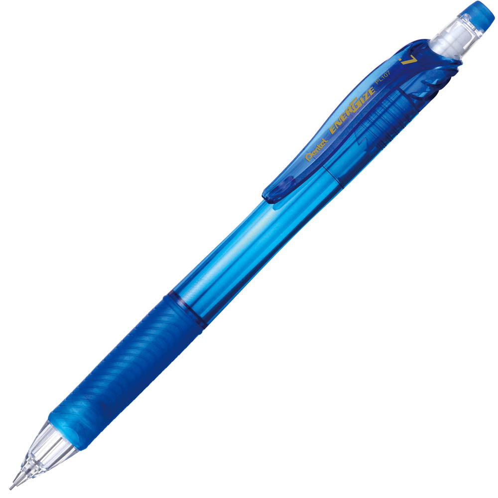 Image for PENTEL PL107 ENERGISE-X MECHANICAL PENCIL 0.7MM BLUE BOX 12 from Express Office National