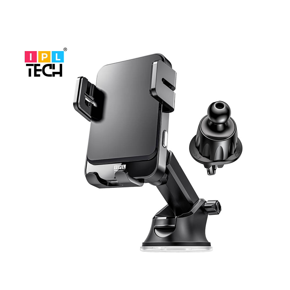 Image for IPL TECH DUO WIRELESS CAR CHARGER 15W BLACK from PaperChase Office National
