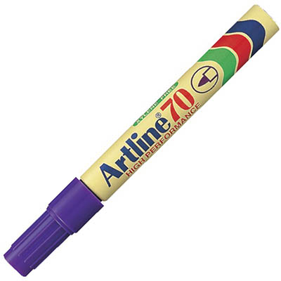 Image for ARTLINE 70 PERMANENT MARKER BULLET 1.5MM PURPLE from Axsel Office National