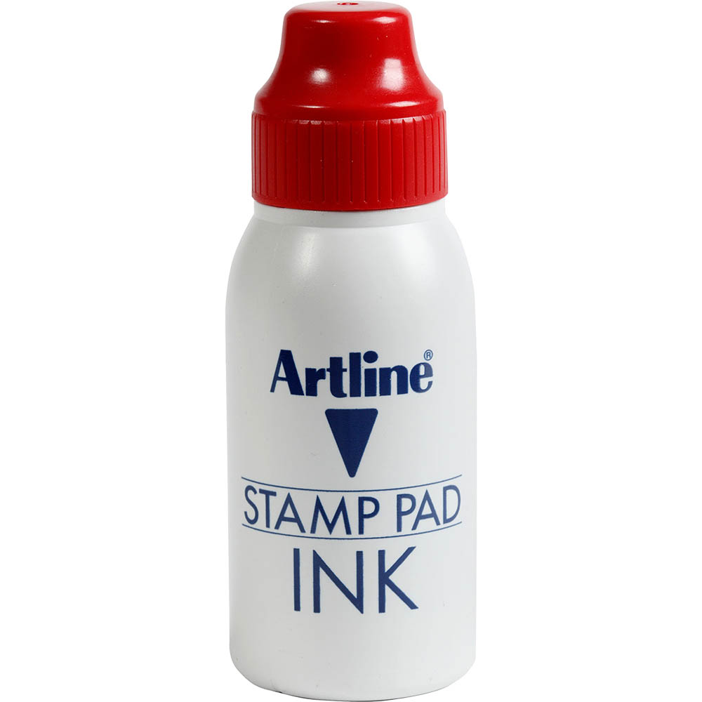 Image for ARTLINE ESA-2N STAMP PAD INK REFILL 50CC RED from Our Town & Country Office National