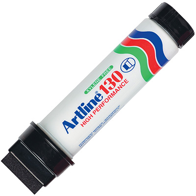 Image for ARTLINE 130 PERMANENT MARKER CHISEL 30MM BLACK from Mackay Business Machines (MBM) Office National