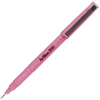 Image for ARTLINE 200 FINELINER PEN 0.4MM BRIGHT PINK from PaperChase Office National