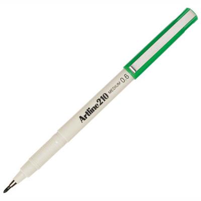 Image for ARTLINE 210 FINELINER PEN 0.6MM GREEN from PaperChase Office National