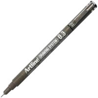 artline 233 drawing system pen 0.3mm black