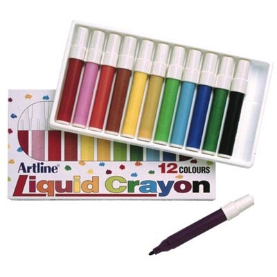 Image for ARTLINE 300 LIQUID CRAYONS ASSORTED PACK 12 from Complete Stationery Office National (Devonport & Burnie)