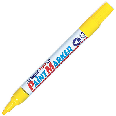 Image for ARTLINE 400 PAINT MARKER BULLET 2.3MM YELLOW from Mackay Business Machines (MBM) Office National