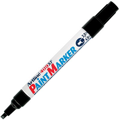 Image for ARTLINE 409 PAINT MARKER CHISEL 4.0MM BLACK from Emerald Office Supplies Office National