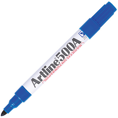 Image for ARTLINE 500A WHITEBOARD MARKER BULLET 2MM BLUE from Office National Capalaba